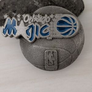 Vintage Pewter Finish Orlando Magic Belt Buckle